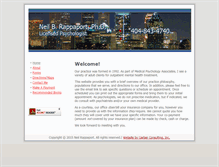 Tablet Screenshot of neilrappaport.com